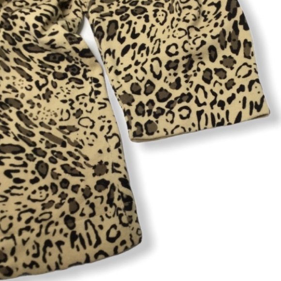 Animal Leopard print sweater cardigan set SIze 18-20 - Picture 7 of 9